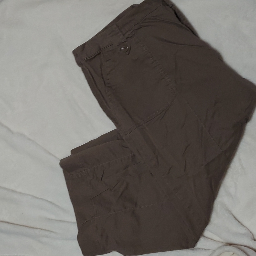 AVENUE Signature Chino Capri Size 18